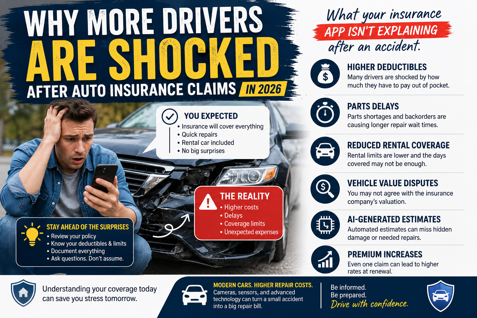 Why More Drivers Are Shocked After Auto Insurance Claims